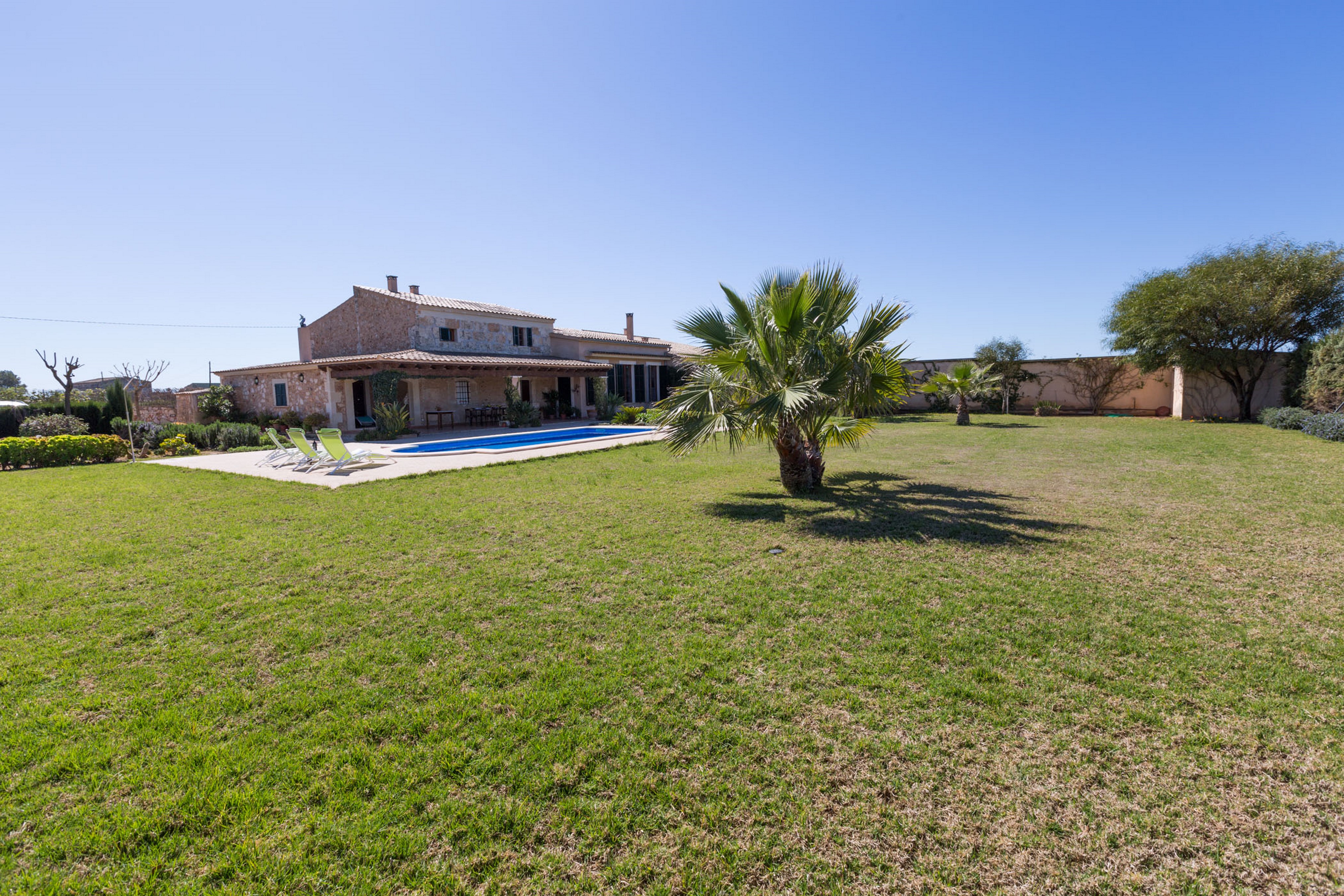 Interior living area at Son Vanrell (Campos) in Spain