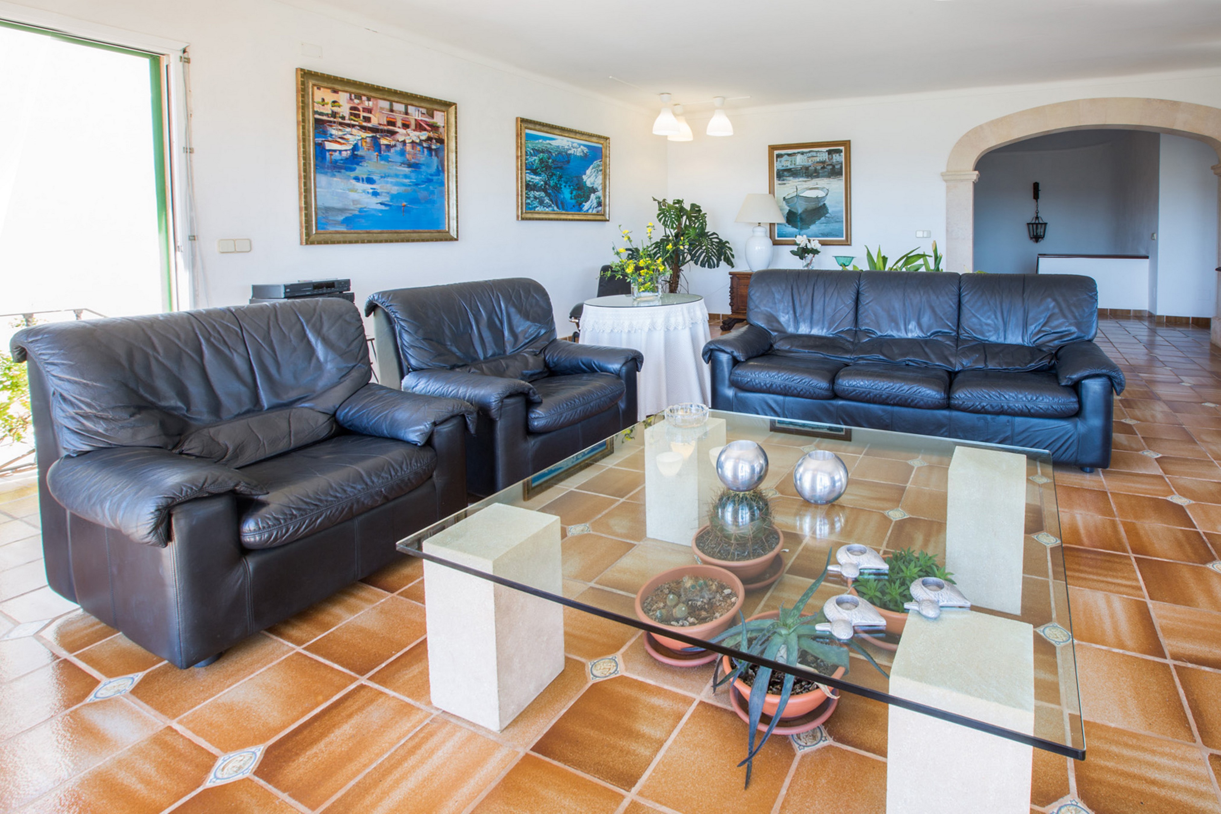 Bathroom at S'algueret in Spain