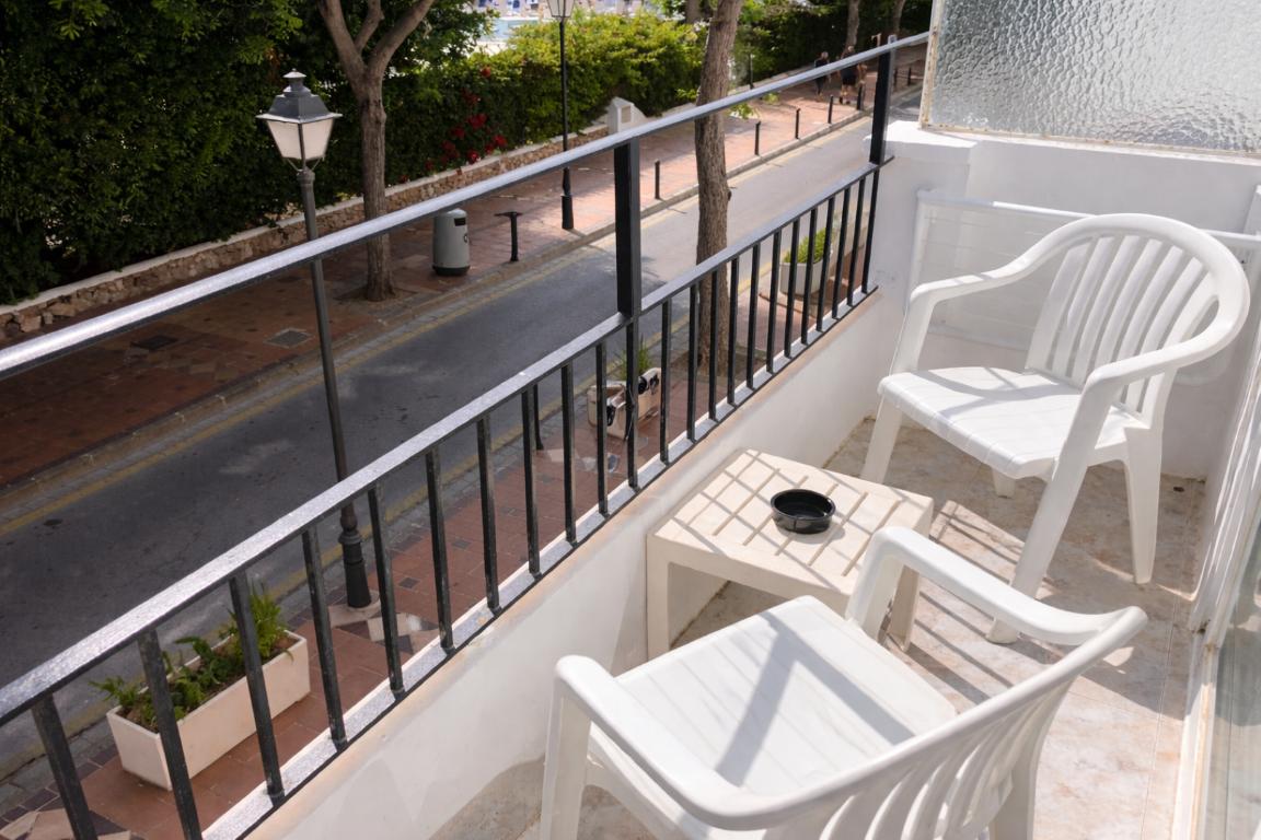 Swimming pool area near Hotel Antares Hab. Estandard in Spain