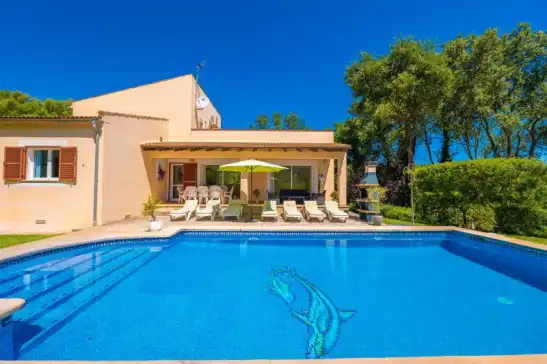 Vila garballó en Crestatx, Sa Pobla, Mallorca, Illes Balears, España