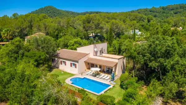Vila garballó in Crestatx, Sa Pobla, Mallorca, Illes Balears, España
